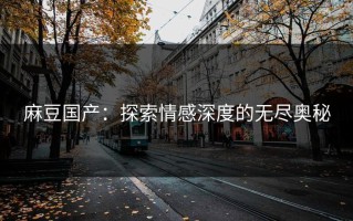 麻豆国产：探索情感深度的无尽奥秘