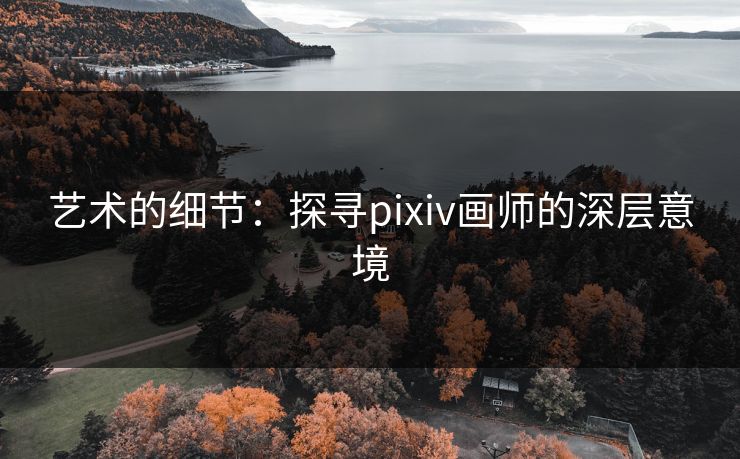 艺术的细节：探寻pixiv画师的深层意境-第1张图片-p站助手短视频 - p站搬运工影视网